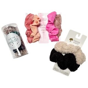Nordstrom Girl’s Hair Accessories Bundle Of 3 Scrunchies And Hair Ties